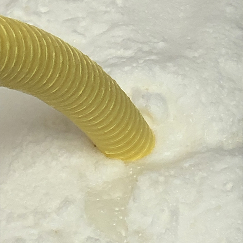 También es importante agitar lo menos posible la leche, para que los glóbulos de grasa , que son los responsables del aroma y sabor del queso, no se destruyan y se pierdan en el suero.